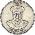 Тонга 50 сенити 1981 год