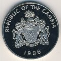 Гамбия 1 даласи 1996 год