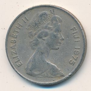 Фиджи 20 центов 1975 год