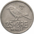 Норвегия 25 эре 1966 год