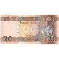 Южный Судан 20 фунтов 2017 год UNC