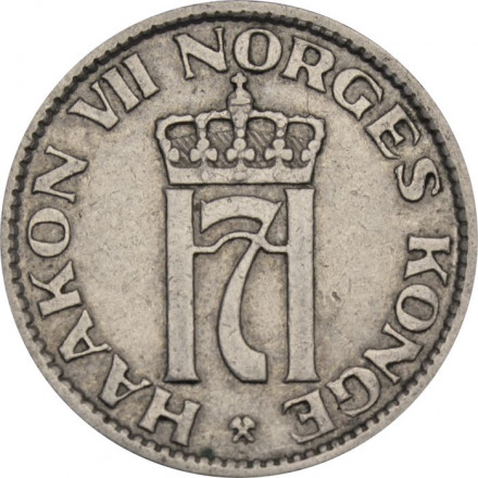 Норвегия 50 эре 1953 год