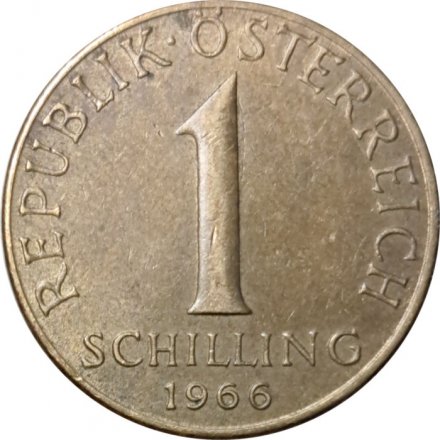 Австрия 1 шиллинг 1966 год