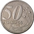 Бразилия 50 сентаво 1998 год