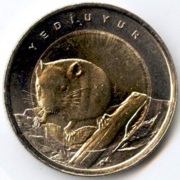 Турция 1 лира 2016 год - Cоня