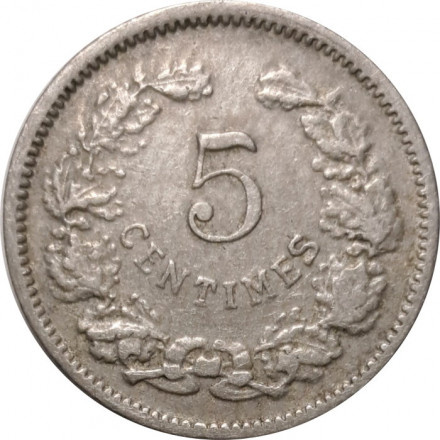 Люксембург 5 сантимов 1901 год