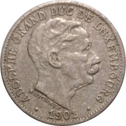 Люксембург 5 сантимов 1901 год