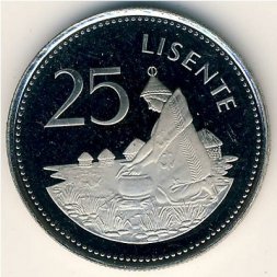 Лесото 25 лисенте 1979 год