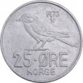 Норвегия 25 эре 1973 год - Король Улаф V