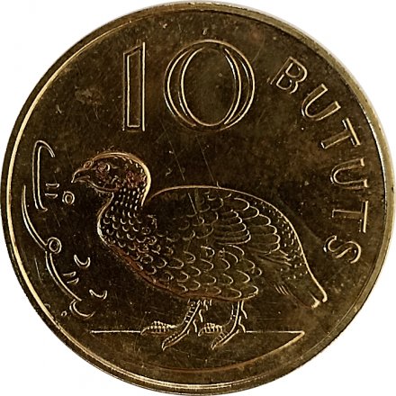 Гамбия 10 бутут 1971 год - Турач