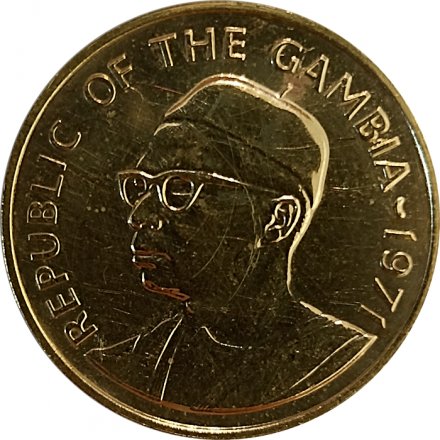 Гамбия 10 бутут 1971 год - Турач
