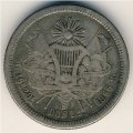 Гватемала 2 реала 1866 год