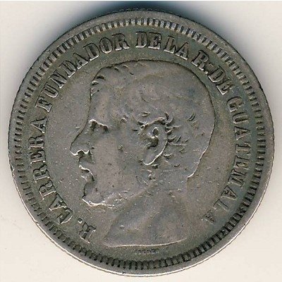 Гватемала 2 реала 1866 год