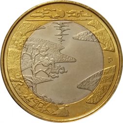 Финляндия 5 евро 2013 год - Лето