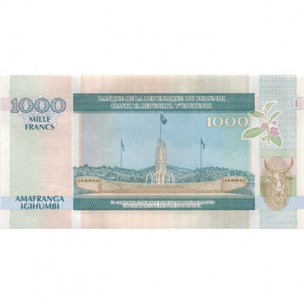 Бурунди 1000 франков 2009 год - UNC