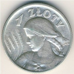 Польша 1 злотый 1925 год