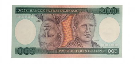 Бразилия 200 крузейро 1981-1984 год - UNC