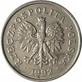 Польша 50 грошей 1992 год