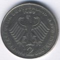 ФРГ 2 марки 1986 год - Теодор Хойс (D)