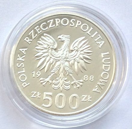 Польша 500 злотых 1988 год