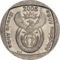 ЮАР 1 рэнд 2005 год - Спрингбок (антилопа-прыгун)
