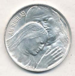 Ватикан 500 лир 1975 год - Святой год прощения