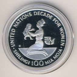Танзания 100 шиллингов 1984 год