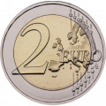 Словения 2 евро 2017 год - 10-я годовщина евро в Словении