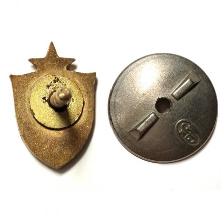 Значок Членский знак. ДСО Калев. Эстонская ССР, винтовой