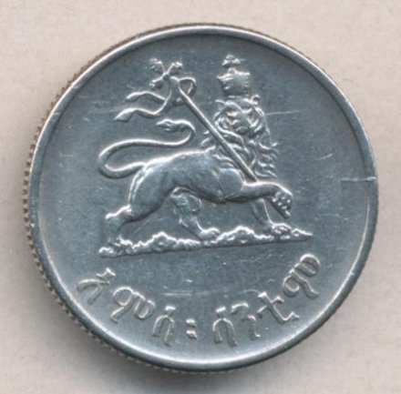 Эфиопия 50 центов 1944 год
