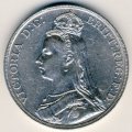 Великобритания 1 крона 1891 год