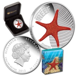 Монета Австралия 50 центов 2011 год - Морская жизнь Австралии - Морская звезда