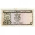 Португальский Тимор 20 эскудо 1967 год - Регуло Де Алейксо - UNC (пятна)