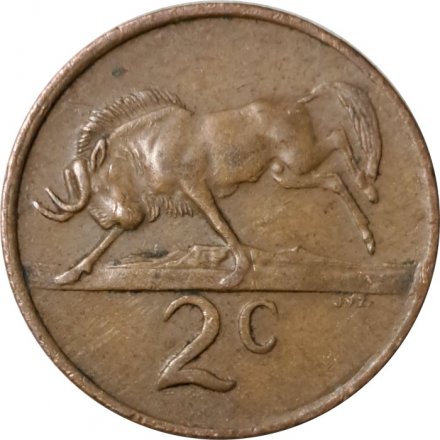 ЮАР 2 цента 1982 год - Окончание президентства Бальтазара Йоханнеса Форстера