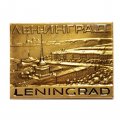Значок Ленинград. Leningrad. Адмиралтейство. ЛМД (золотистый)