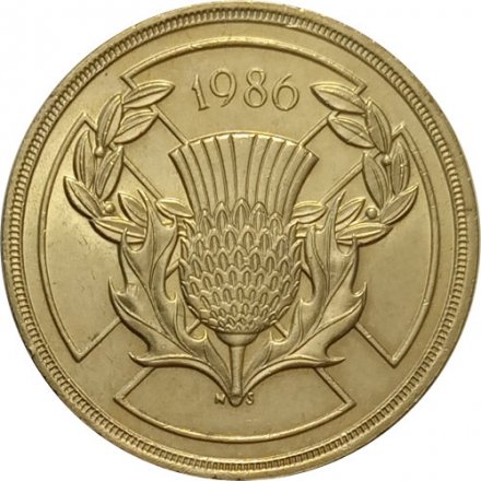 Великобритания 2 фунта 1986 год - XIII Игры Содружества