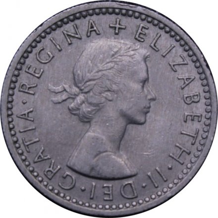 Великобритания 6 пенсов 1960 год