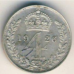 Великобритания 4 пенса 1926 год