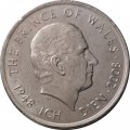 Великобритания 5 фунтов 2008 год - 60 лет со дня рождения Принца Чарльза (медь-никель)