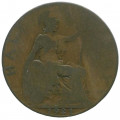 Великобритания 1/2 пенни 1921 год