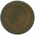Великобритания 1/2 пенни 1921 год