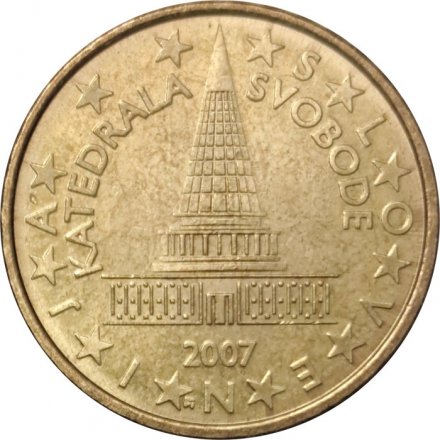 Словения 10 евроцентов 2007 год