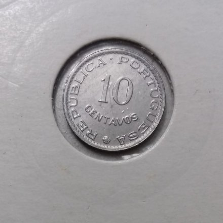 Гвинея-Бисау 10 сентаво 1973 год UNC