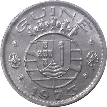Гвинея-Бисау 10 сентаво 1973 год UNC