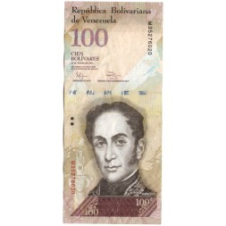 Венесуэла 100 боливаров 2012 год - VF