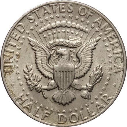 США 1/2 доллара 1973 год - Джон Кеннеди (D)