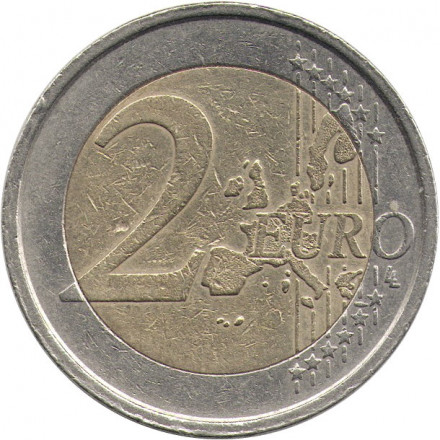 Италия 2 евро 2004 год