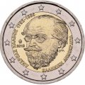 Греция 2 евро 2019 год - 150 лет со дня смерти Андреаса Калвоса