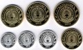 Набор монетовидных жетонов Калмыкия 2013 год - Шахматные фигуры