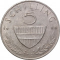 Австрия 5 шиллингов 1989 год